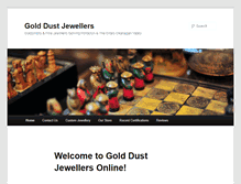 Tablet Screenshot of golddustjewellers.com